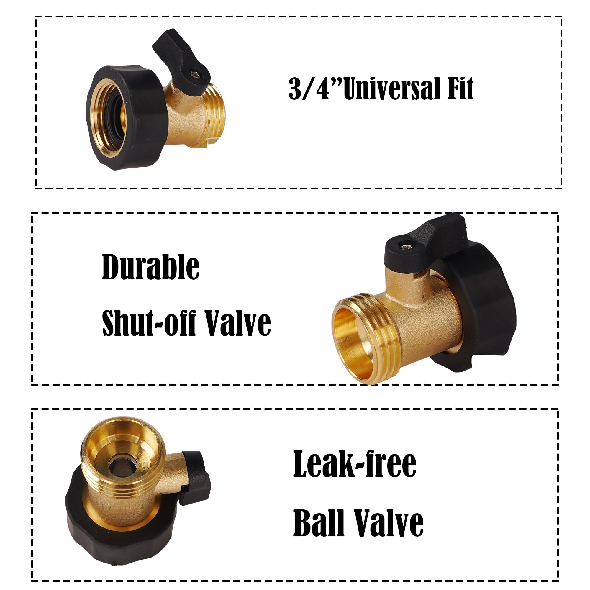 Xiny Tool valve used with hoses, RVs, and boats for versatile outdoor setups.
