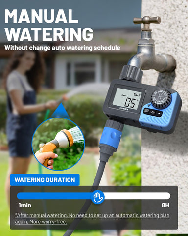 XINYIELE Smart Sprinkler Timer metal-filter image ensures clean water filtration.