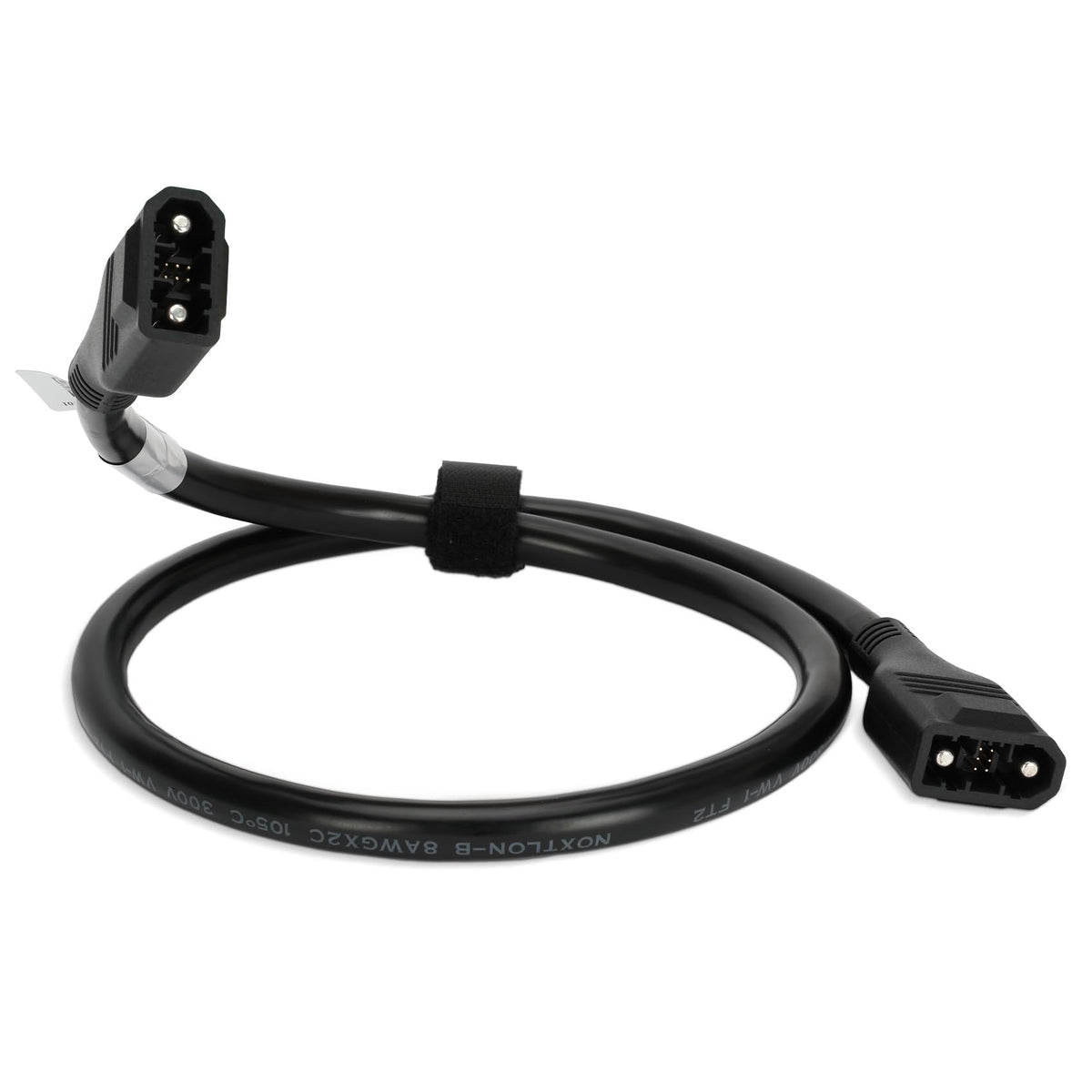 Xiozugibi XT150 cable demonstrating EcoFlow Delta 2/3 compatibility and expandability.