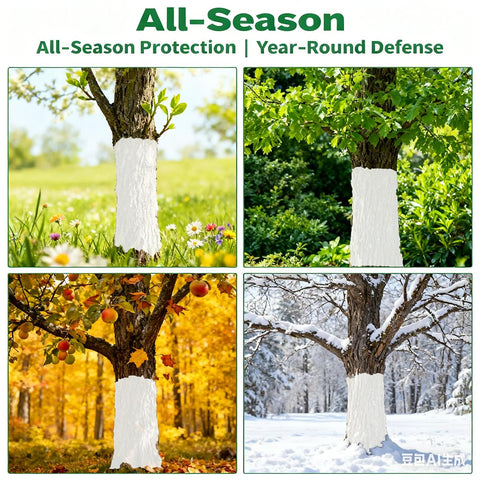 XIRUJNFD Tree Whitewash Agent all-season protection for young and mature trees.