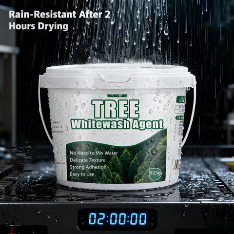 XIRUJNFD Tree Whitewash Agent suitable for apple, citrus, and ornamental trees.