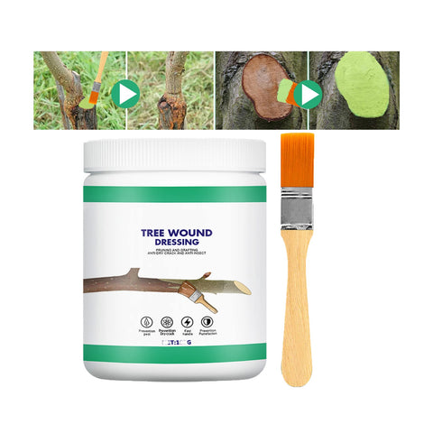 XIRUJNFD Tree Wound Sealer bottle showing 100g paste for pruning and grafting.