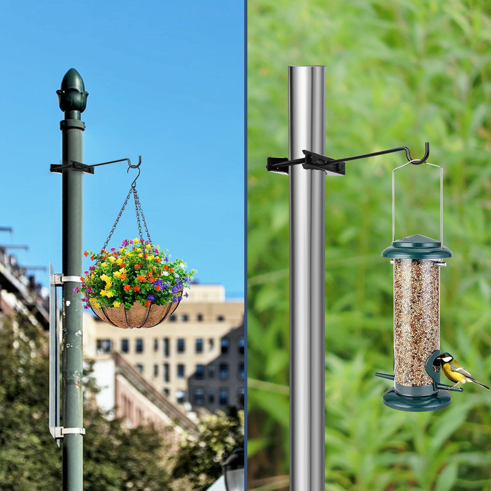 Xisakaca camping lantern rack hook secures lights during outdoor trips