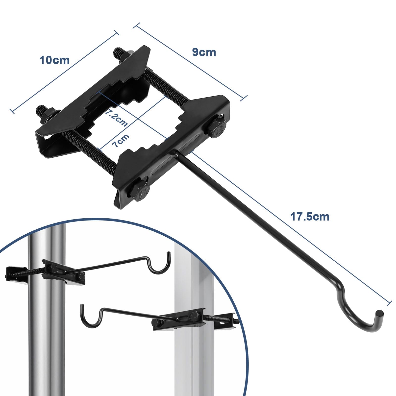 Xisakaca wild bird house holder hook supports birdhouse placement outdoors