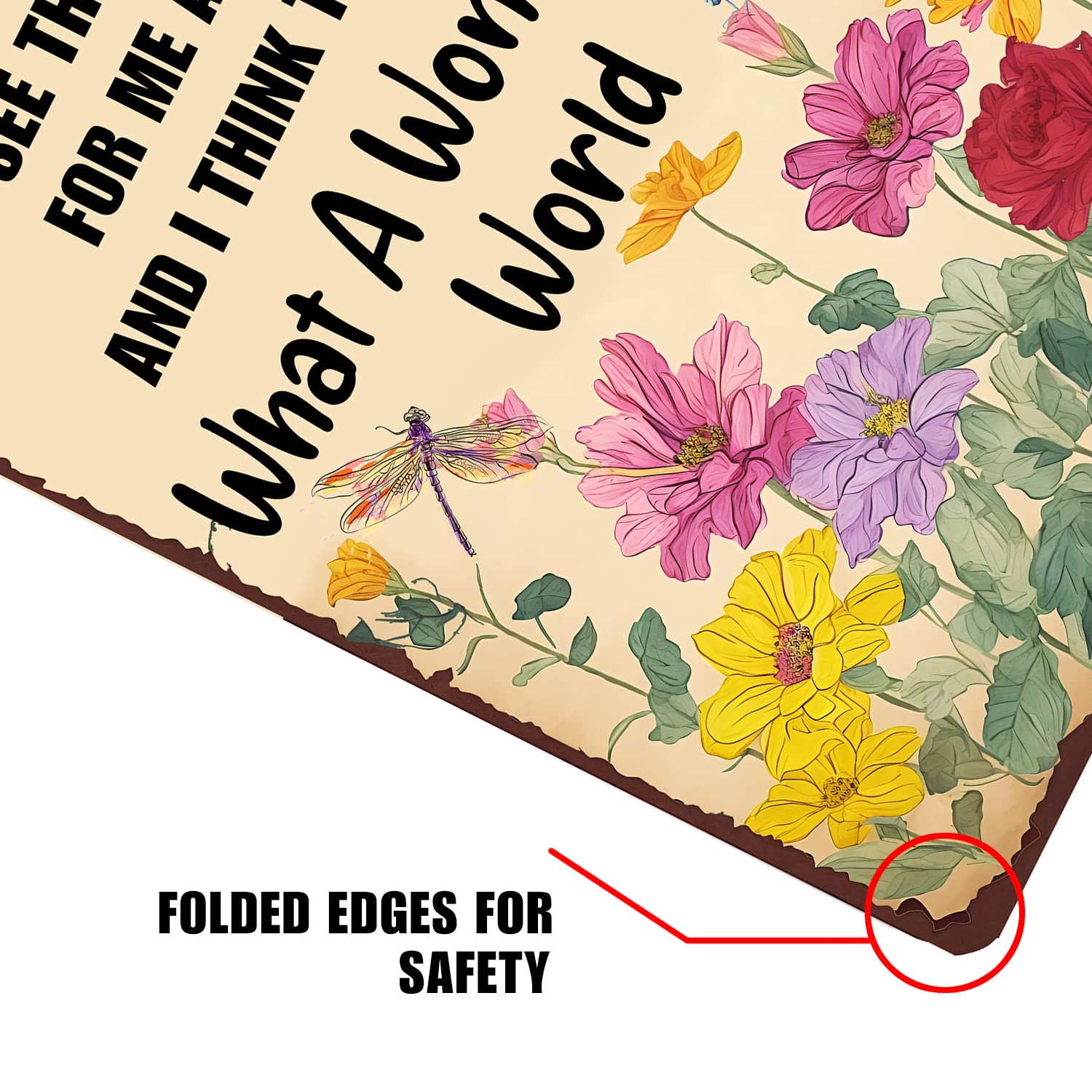 XIULUAN outdoor-friendly metal sign resists weather for patio styling.