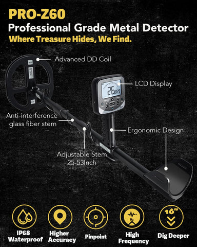 xiutantxmd PRO-Z60 19-23khz tuning focused on small targets like coins