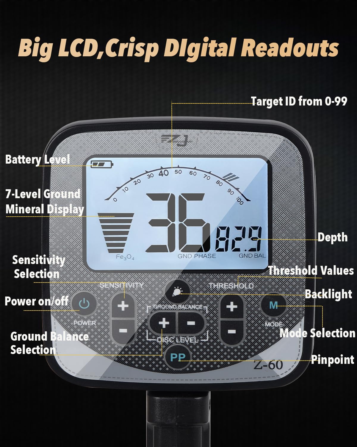xiutantxmd PRO-Z60 in use on beach detecting conditions