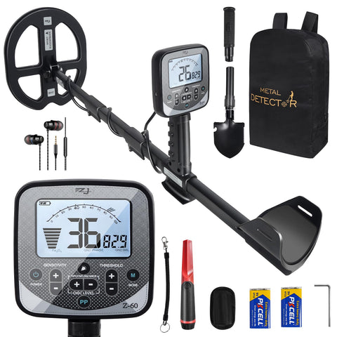 xiutantxmd PRO-Z60 detector front view for versatile treasure hunting across terrains