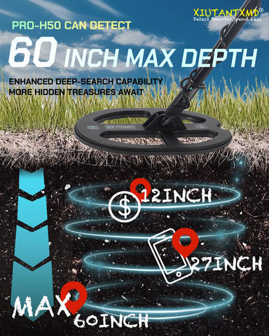 XiutantXMD with 6 detection modes offers tailored treasure hunts.