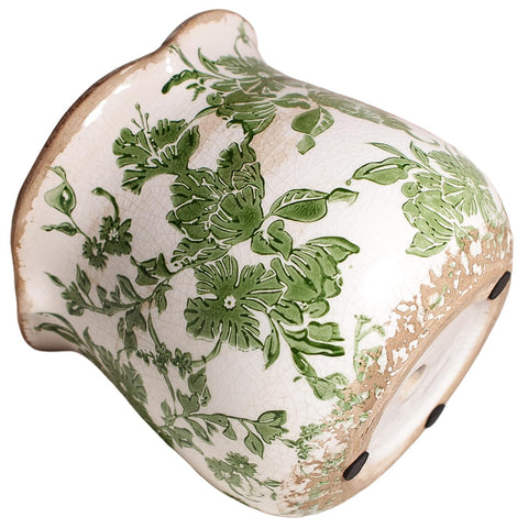 Xiaan Jiaju rustic vintage planter complements traditional interiors