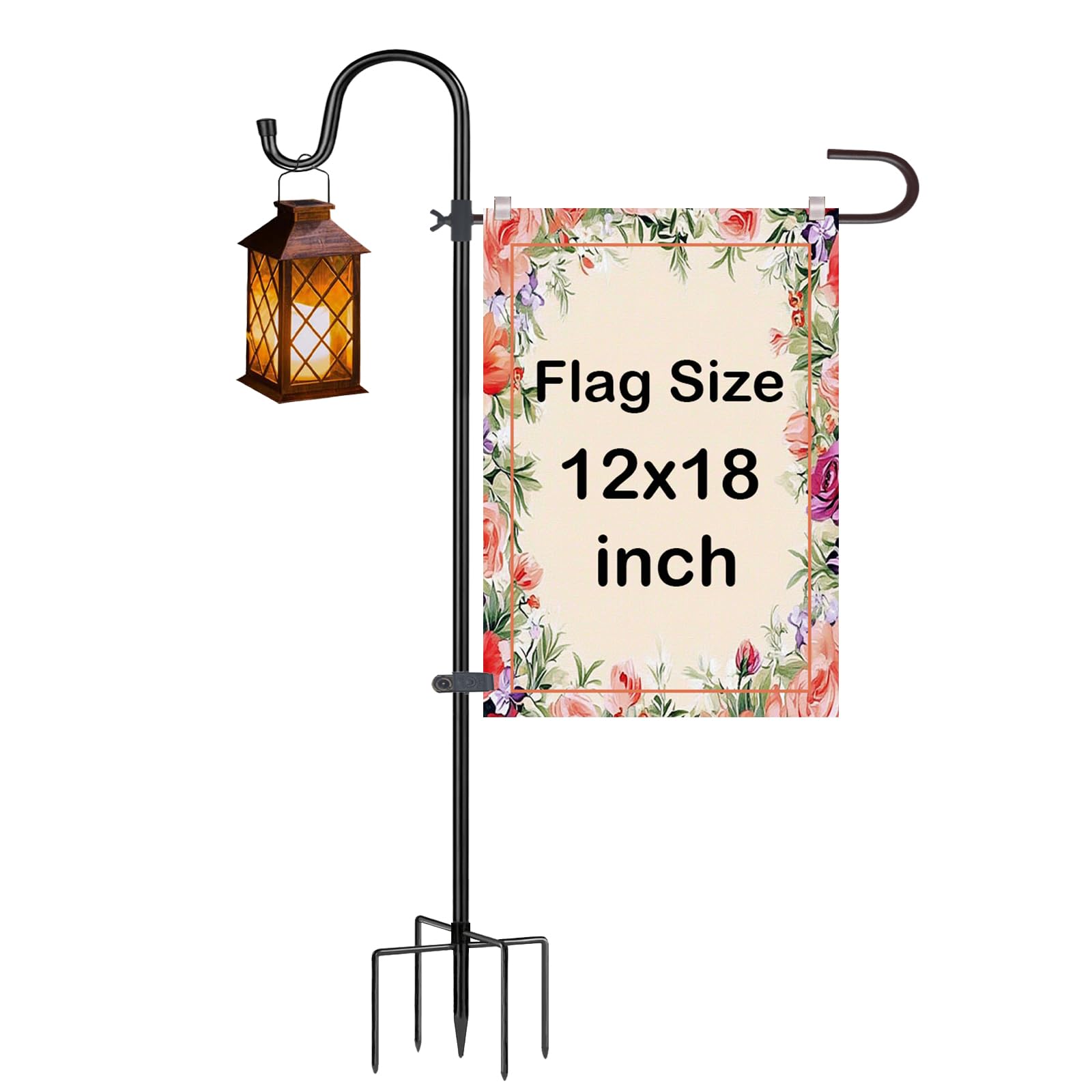 XIYUEDHHYX garden flagpole stand base provides stable, wind-ready support.