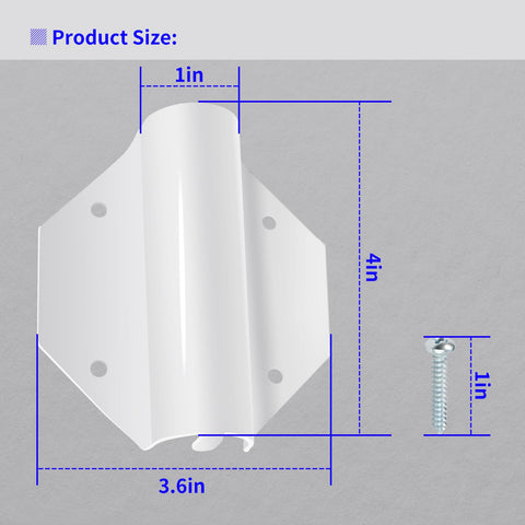 XJJ easy-install flag pole bracket kit simplifies outdoor setup.