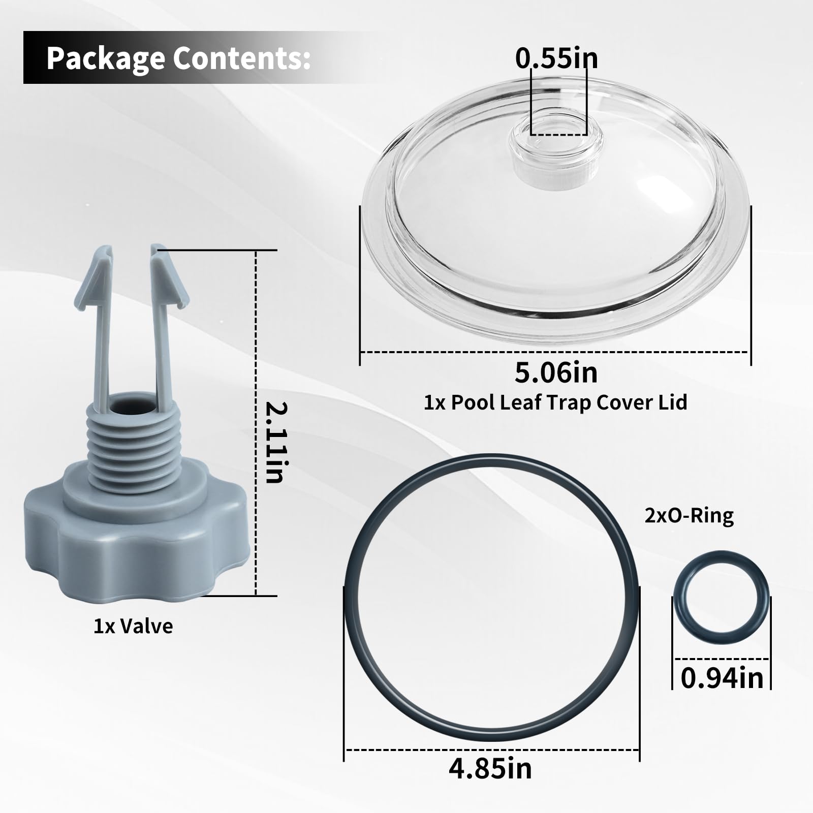 XJJ SF80110 cover lid with valve ensures secure seal and debris exclusion