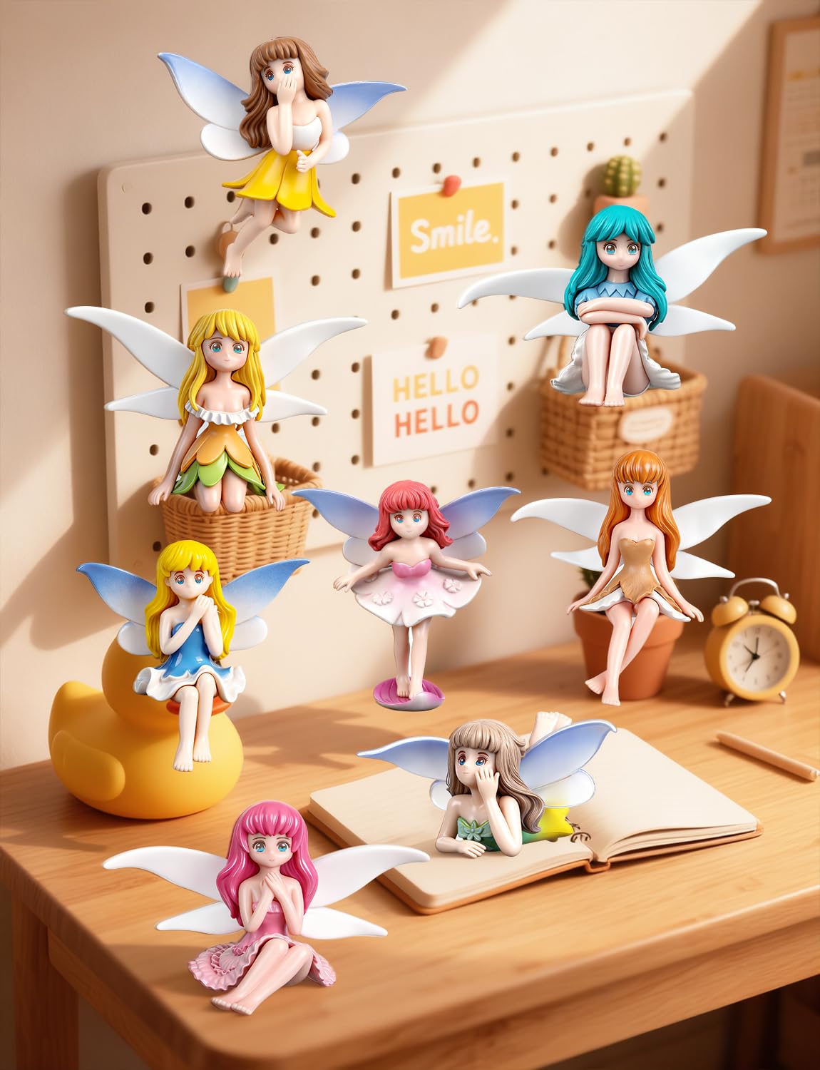 XJWWHZ detailed-face fairy figurine enhances whimsy in every display.