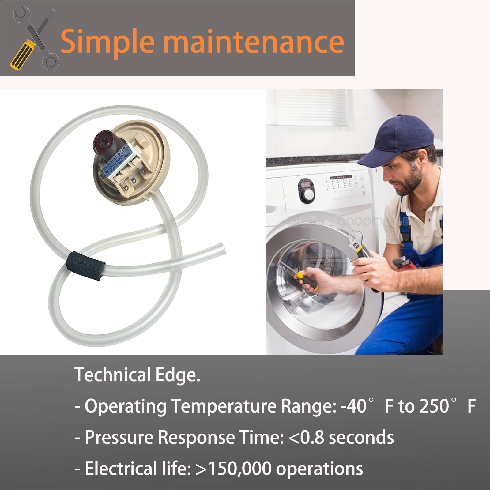 XKNDLLING plug-and-play fittings enable quick DIY replacement.