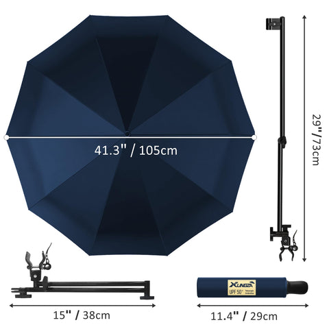 XLINGZA easy-tilt-mechanism adjusts shade direction for comfort.
