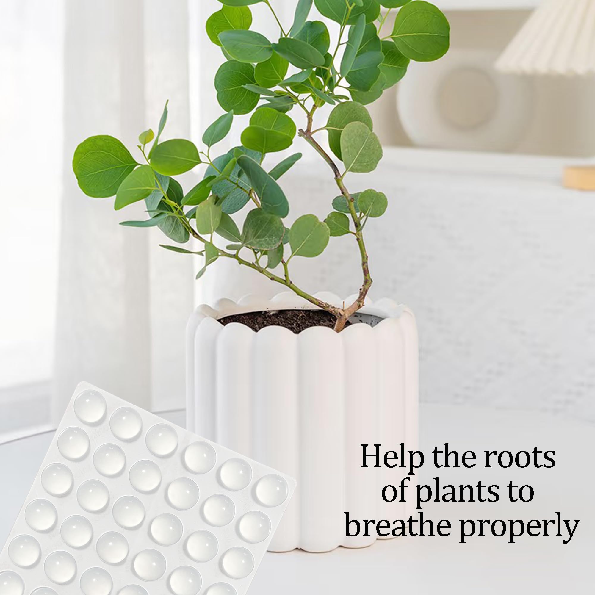 XLANMAY 8mm risers boost air circulation under plant roots