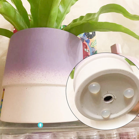 XLANMAY invisible silicone pads secure pots with easy repositioning