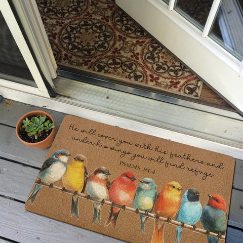 XLDLIOO 17 by 30 inch rug fits most exterior doors and thresholds.