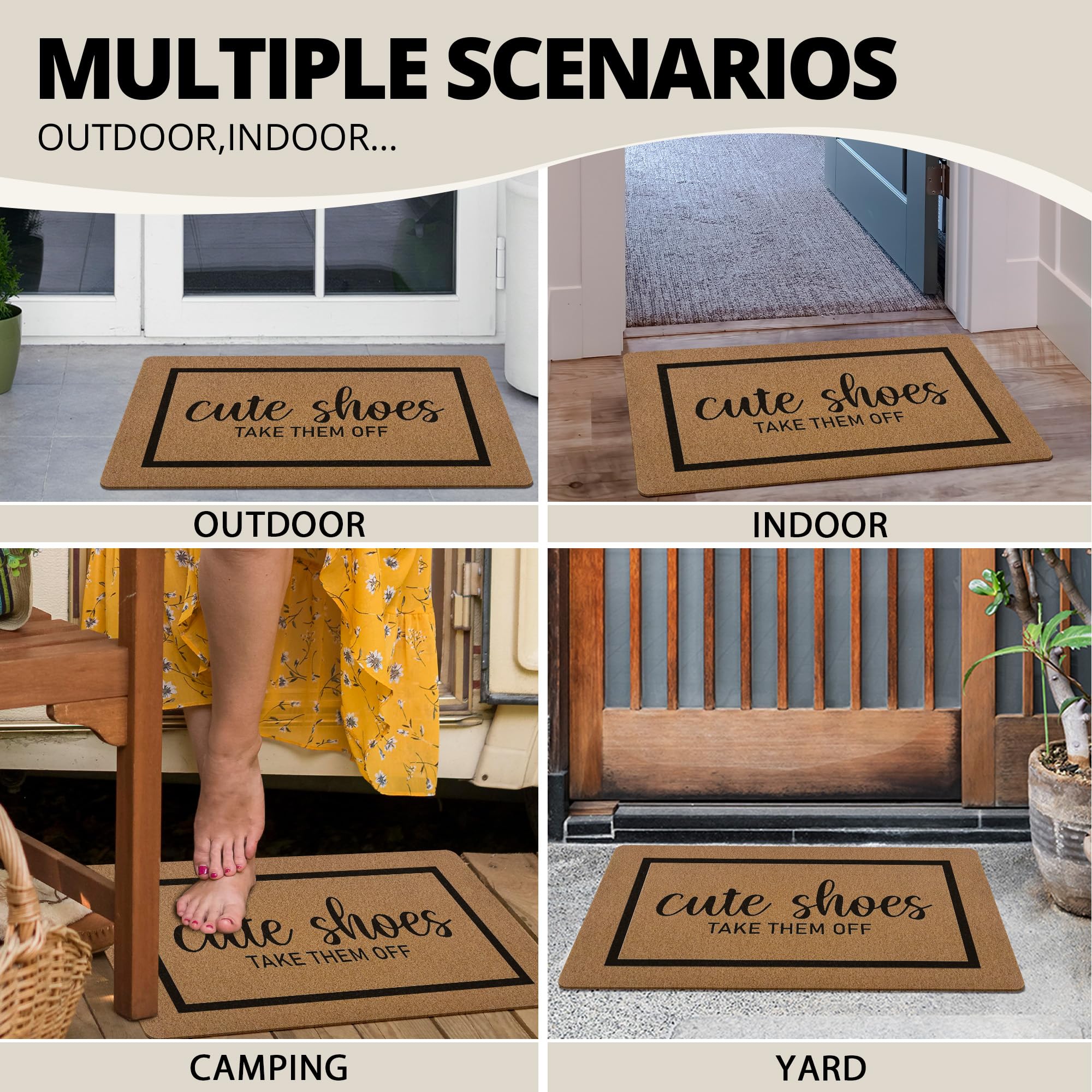 XLDLIOO 17x30 inch size fits most exterior doors.