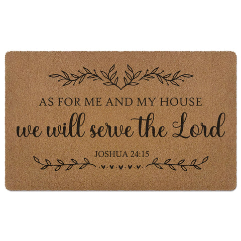 XLDLIOO Christian Easter doormat pattern highlighting welcome design and dirt-trapping capability.