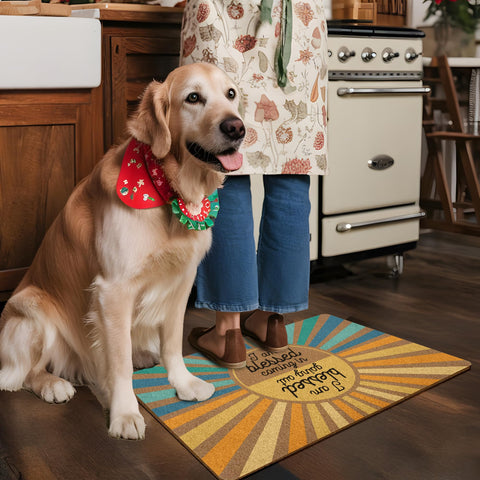 XLDLIOO doormat outdoor-friendly design retains color and cleanliness.