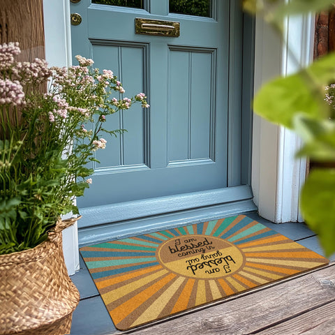 XLDLIOO doormat textured backing ensures durable grip in high-traffic areas.