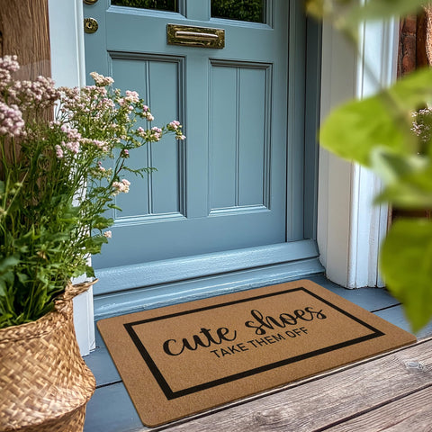 XLDLIOO Funny welcome doormat close-up pattern adds curb appeal.