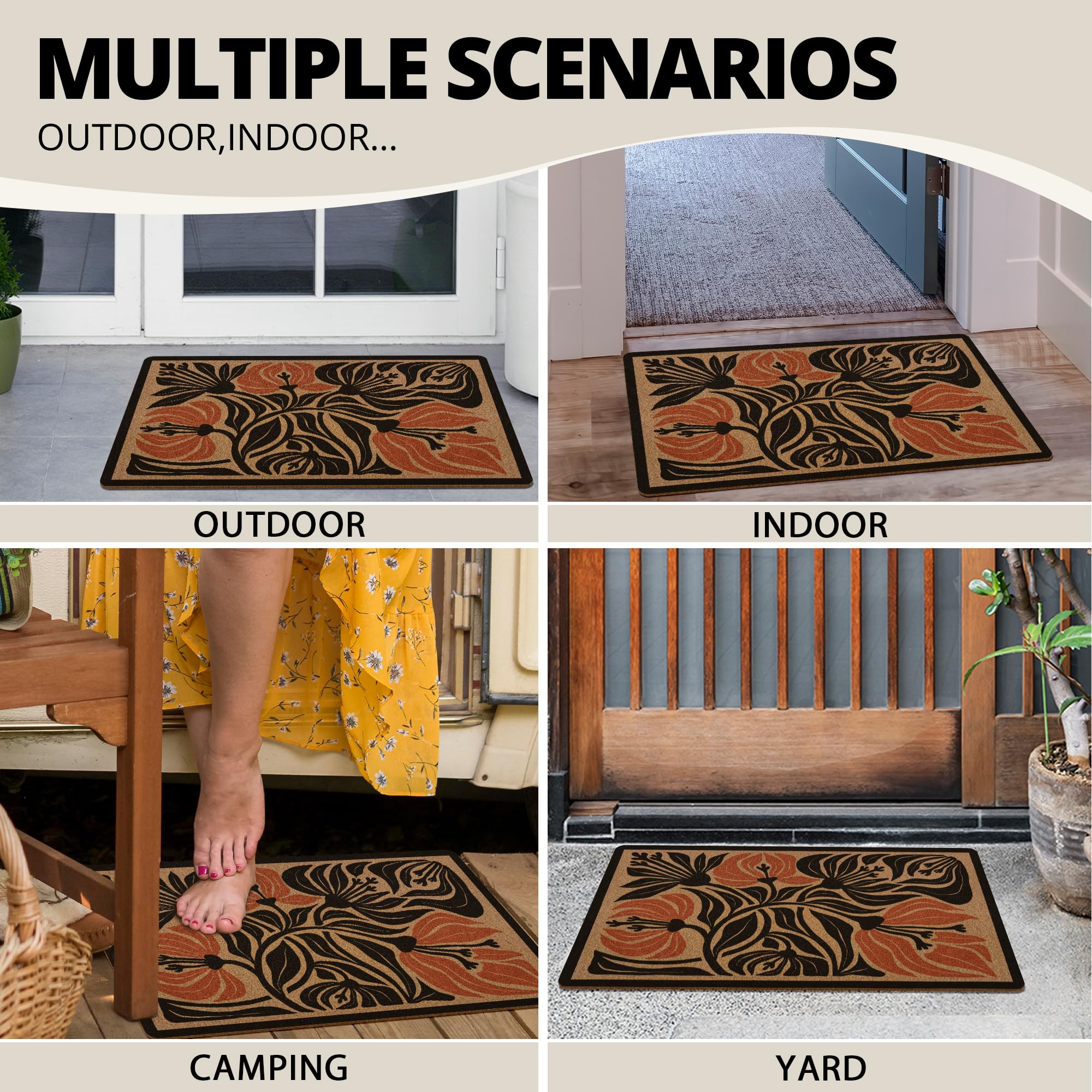 XLDLIOO gift-worthy mat adds welcoming vibe to any home.