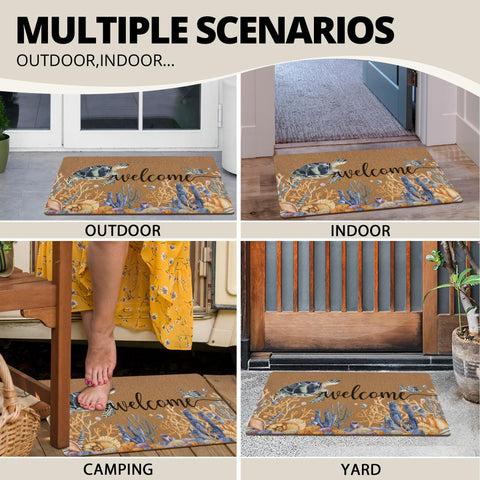 XLDLIOO Easy care mat keeps entry fresh