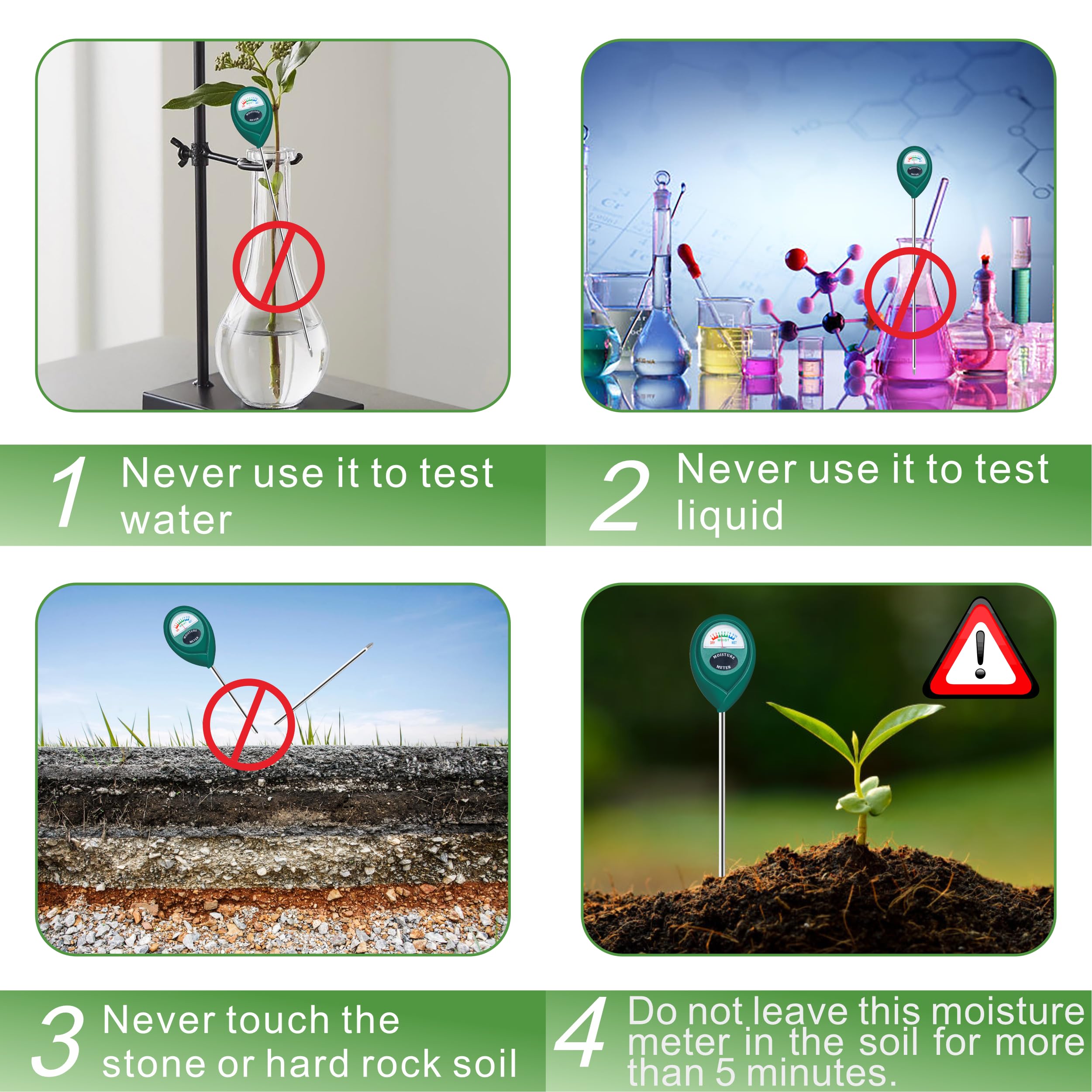 XLUX root-friendly design minimizes soil disturbance during testing