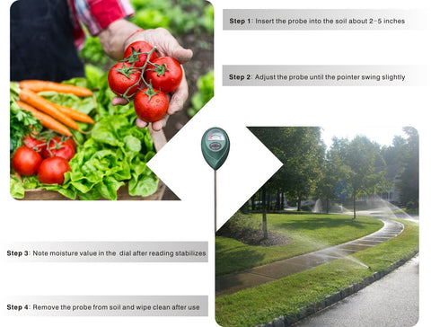 XLUX meter for garden use simplifies watering in outdoor beds and containers.