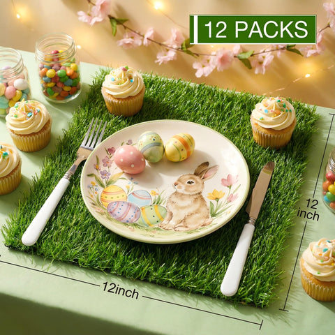 XLX TURF Easter centerpiece grass patch adds natural charm to festive tables