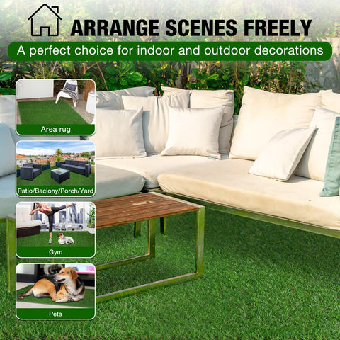 XLX TURF green lawn wall decor idea for spaces.