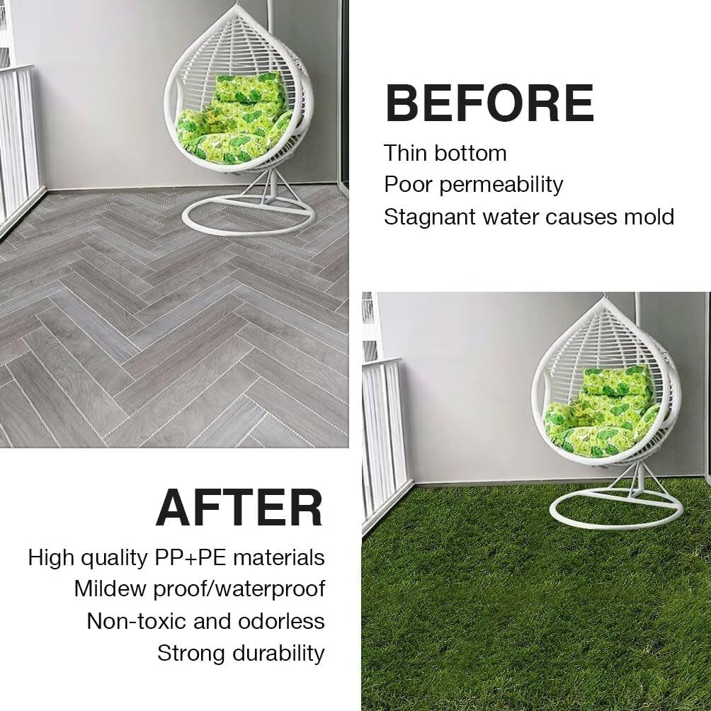 XLX TURF multi-function decor for yard, walkway, or poolside.