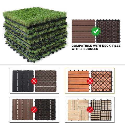 XLX TURF non-slip and UV-resistant tiles enhance safety.