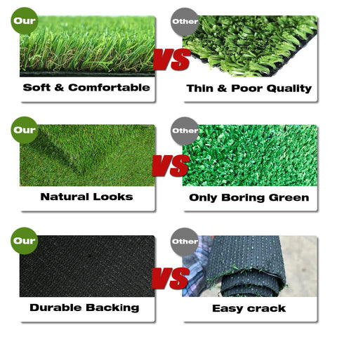 XLX TURF outdoor patio setup with greenery-enhanced space.