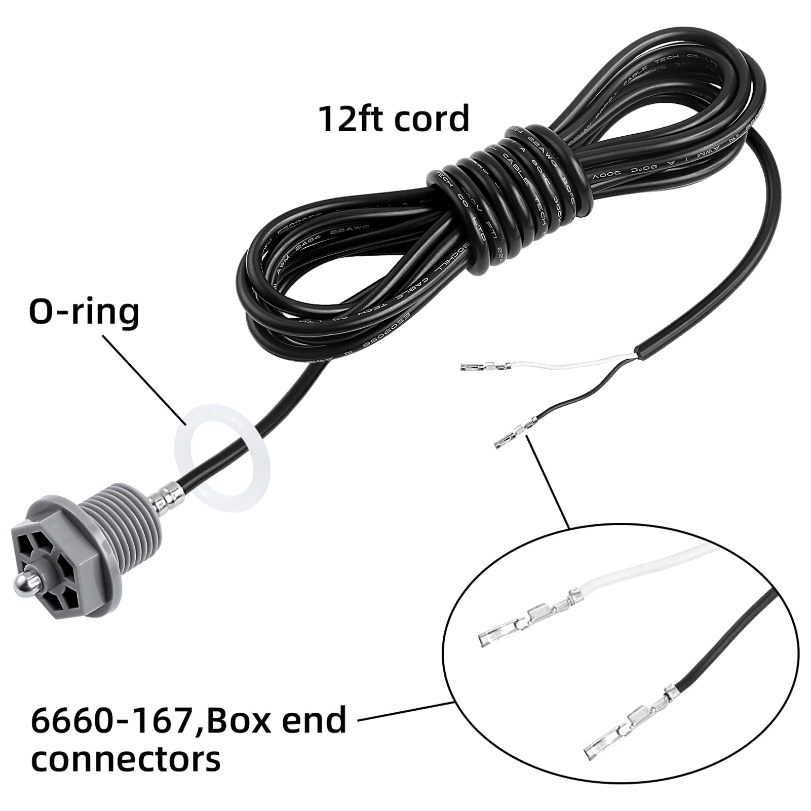 XMK installation guide image illustrating step-by-step temperature sensor replacement