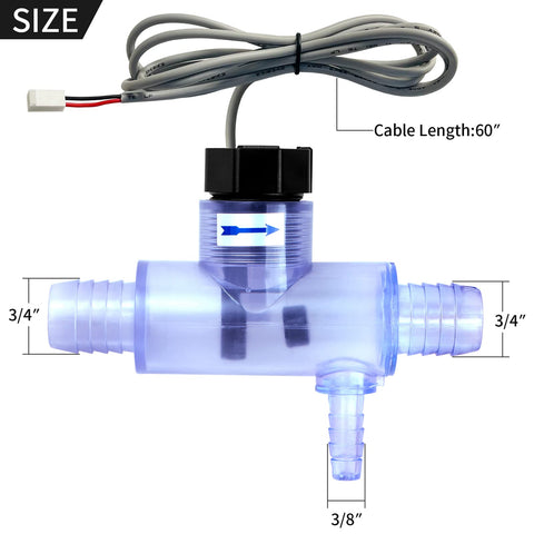 XMK 3/4-Inch Hose Connection, compatible spa piping.
