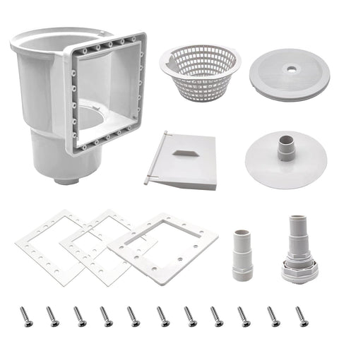 Xmnbl above-ground skimmer kit front view for easy pool maintenance.
