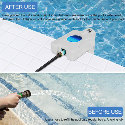 Xmnbl water leveler auto fill maintains a steady pool level