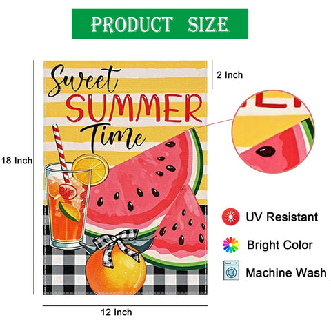 XMRCARRY Double-sided garden flag reads correctly from both sides, versatile display.