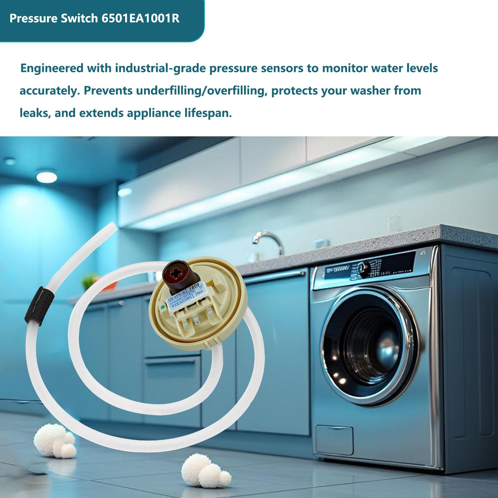 XMXZYX stainless steel diaphragm supports long-lasting performance in laundry cycles.