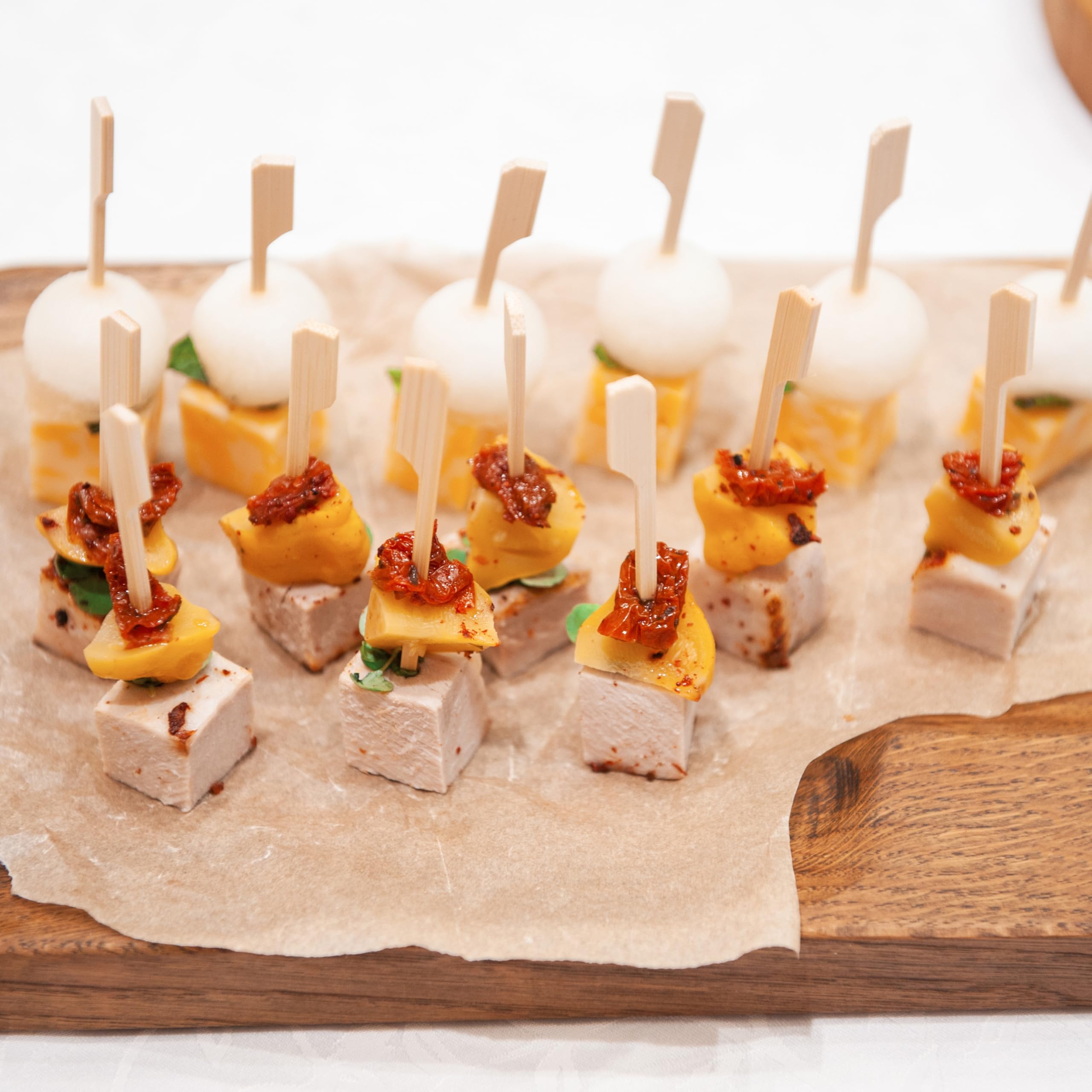 XMZY 4.7-inch skewers ideal for mini burgers and finger foods