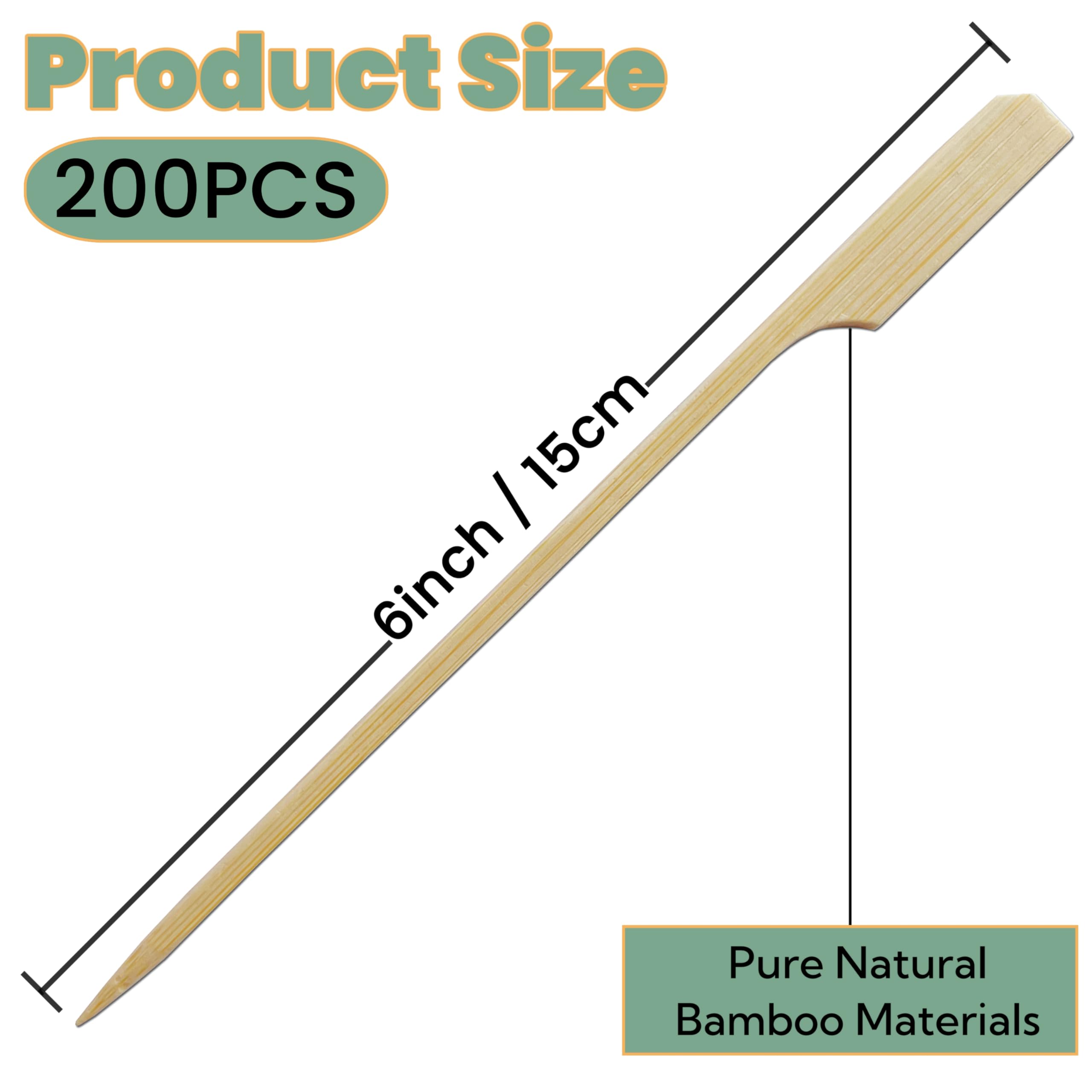 XMZY natural bamboo skewers highlight eco-friendly material and neutral flavor