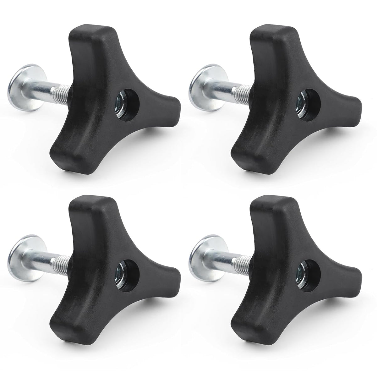 XNDCNY 4-set lawn mower handle knob bolts for quick, secure replacements.