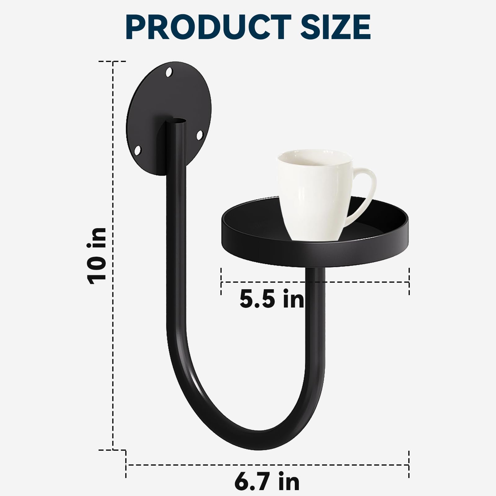 XNGZY metal wall-shelves closeup highlights sturdy material and rust resistance
