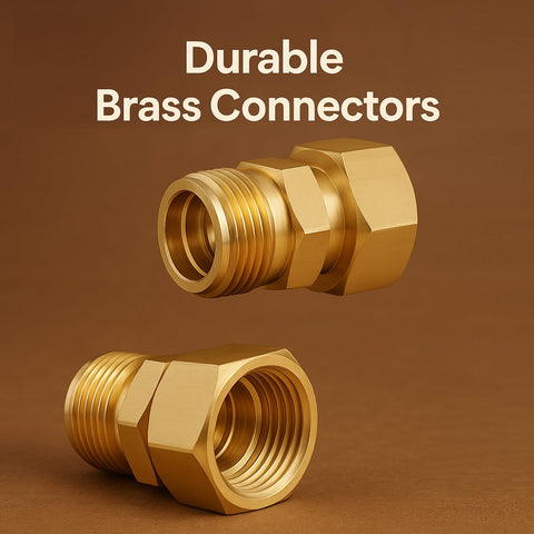 XNTONG includes rubber washer and PTFE tape for secure seals.