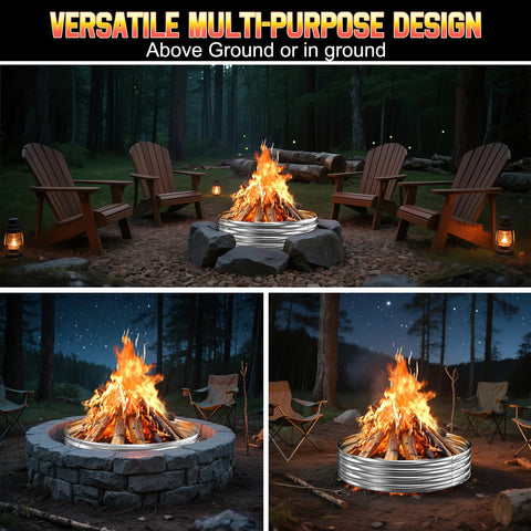 XOHUYD 12-inch spark guard in use, reduces embers and enhances safety.