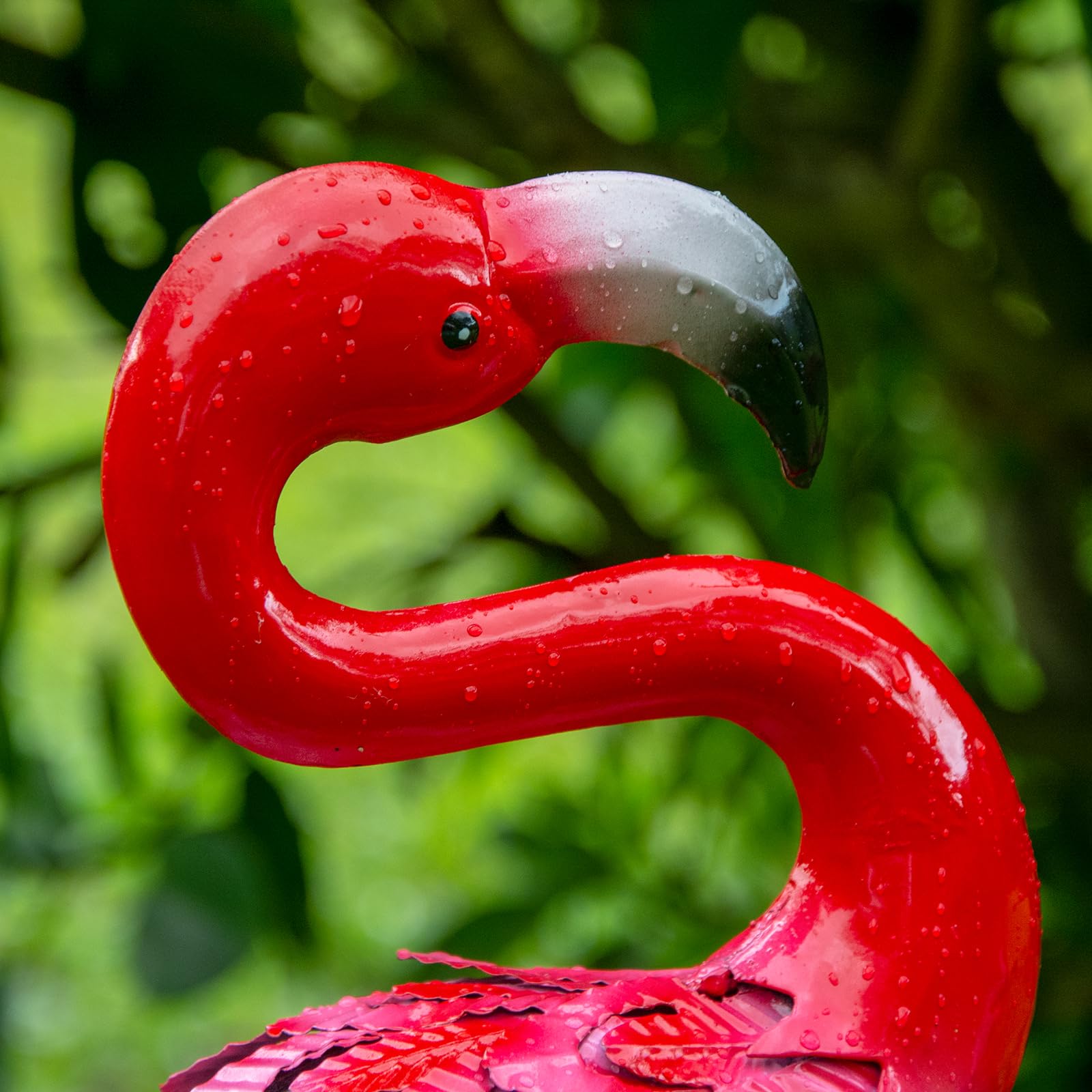 XONOR flamingo yard decor set pink provides two stylish landscape accents
